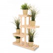 Regał na kwiaty drewniany stojak na doniczki kwietnik na rośliny DUŻY EKO