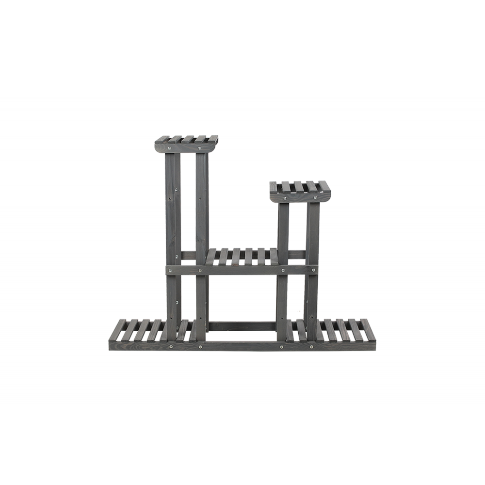 Kwietnik stojący wysoki stojak drewniany na kwiaty DUŻY SOLIDNY WYTRZYMAŁY