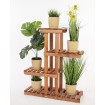 Regał na kwiaty drewniany kwietnik na doniczki stojak na rośliny DUŻY EKO