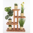 Regał na kwiaty drewniany kwietnik na doniczki stojak na rośliny DUŻY EKO