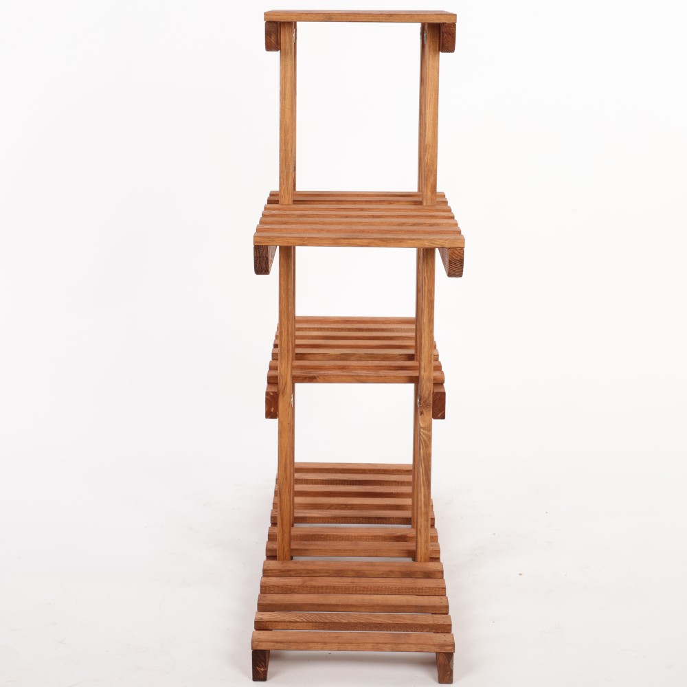 Regał na kwiaty drewniany kwietnik na doniczki stojak na rośliny DUŻY EKO