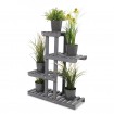 Regał na kwiaty drewniany stojak na doniczki kwietnik na rośliny SOLIDNY