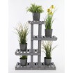 Regał na kwiaty drewniany stojak na doniczki kwietnik na rośliny SOLIDNY