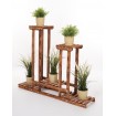 Stojący kwietnik drewniany na kwiaty regał stojak wielopoziomowy SOLIDNY
