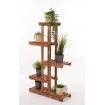 Kwietnik stojak na kwiaty doniczki drewniany regał na rośliny 6 półek EKO