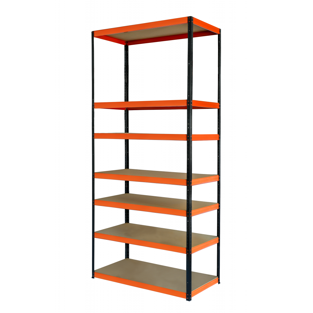 Regał metalowy magazynowy stojak HELIOS 270x120x45cm 7Px175kg  WYSOKI