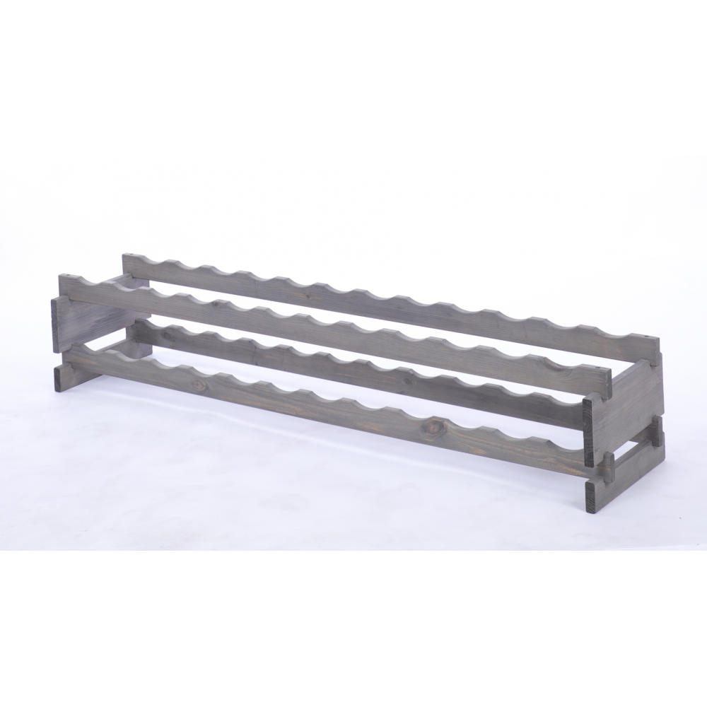 Stojak na wino regał modułowy na butelki 2x12 but SZEROKI BEZ NARZĘDZI