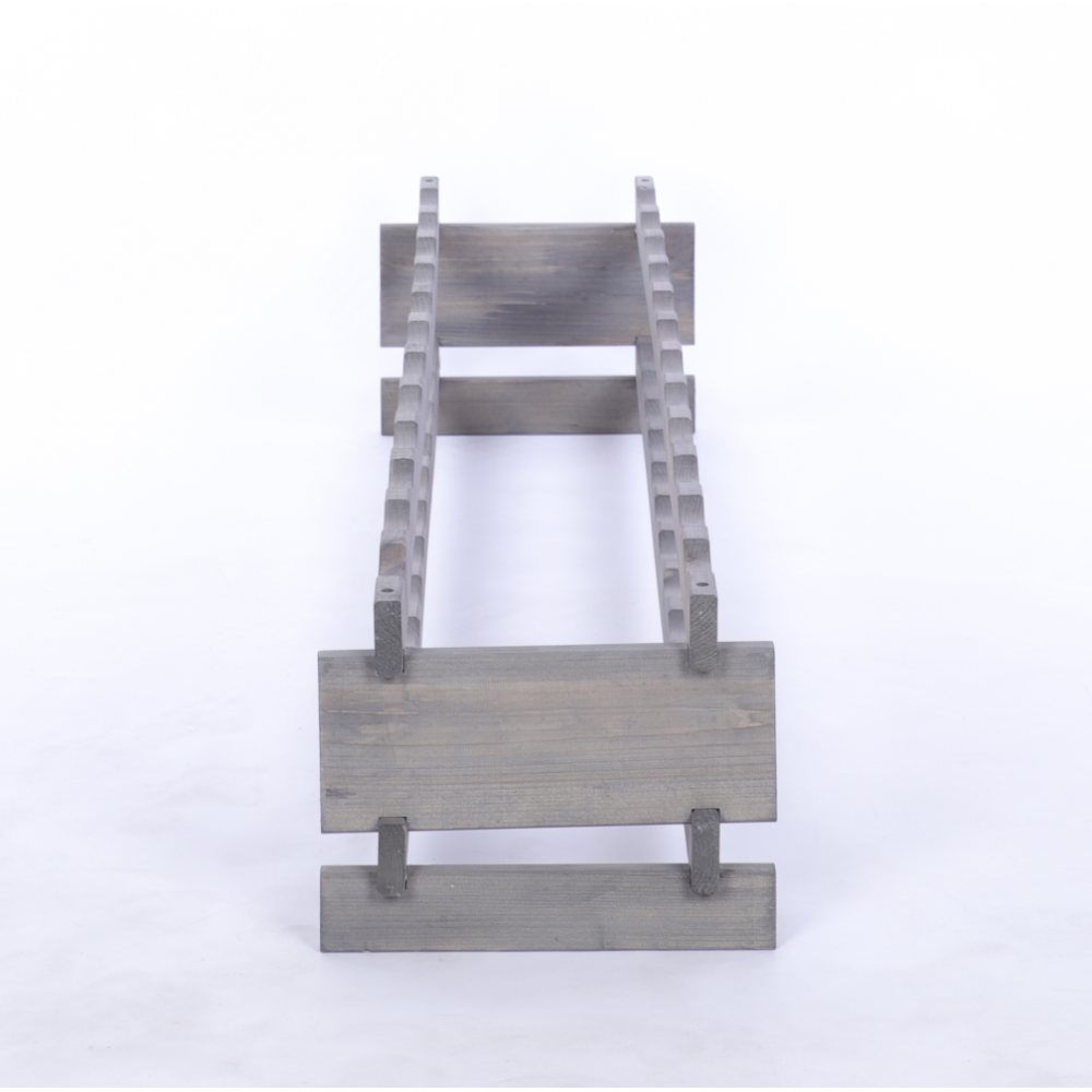 Stojak na wino regał modułowy na butelki 2x12 but SZEROKI BEZ NARZĘDZI