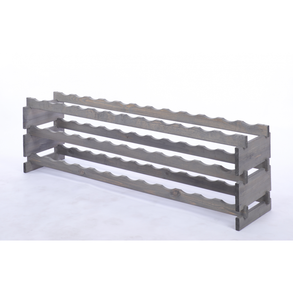 Stojak na wino regał modułowy na butelki 3x12 but SZEROKI BEZ NARZĘDZI