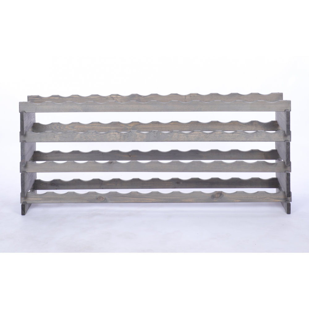 Stojak na wino regał modułowy na butelki 4x12 but SZEROKI BEZ NARZĘDZI