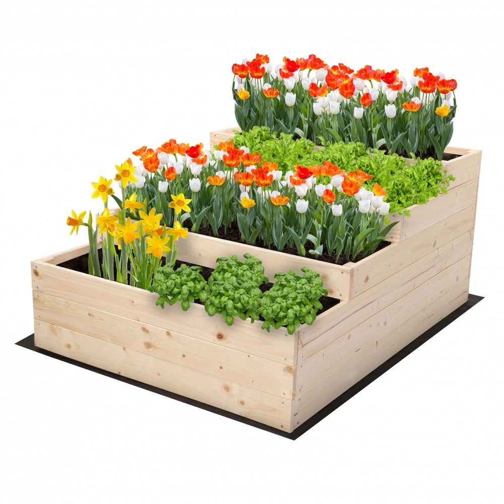 Skrzynia na warzywa warzywnik drewniana 54x90x120 GRATISY WYSOKA ECO