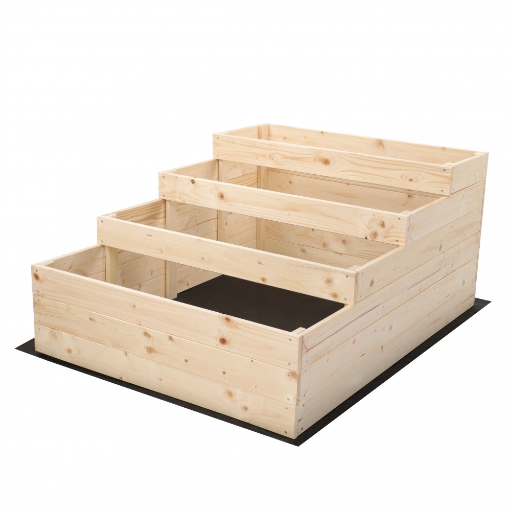 Skrzynia na warzywa warzywnik drewniana 54x90x120 GRATISY WYSOKA ECO