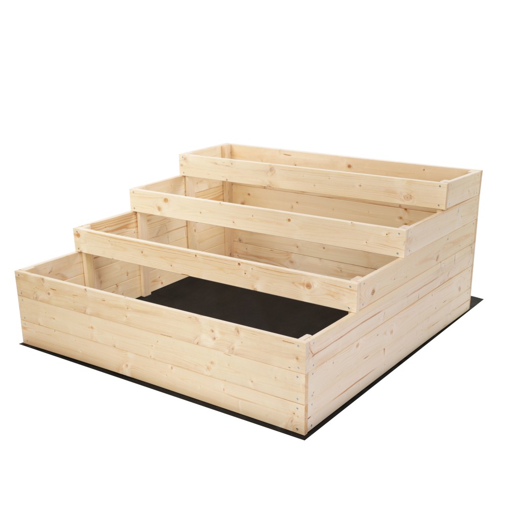 Skrzynia na warzywa warzywnik drewniany 54x120x120 GRATISY WYSOKA ECO