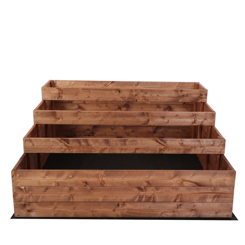 Skrzynia na warzywa warzywnik IMPREGNOWANY 54x120x120 GRATISY WYSOKA ECO