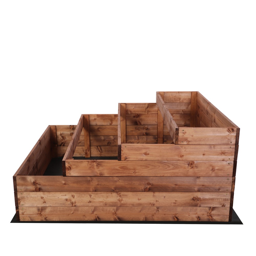 Skrzynia na warzywa warzywnik IMPREGNOWANY 54x120x120 GRATISY WYSOKA ECO