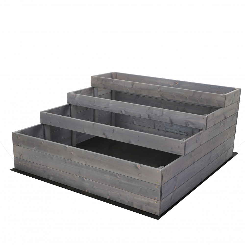 Skrzynia na warzywa warzywnik IMPREGNOWANY 54x120x120 GRATISY WYSOKA ECO