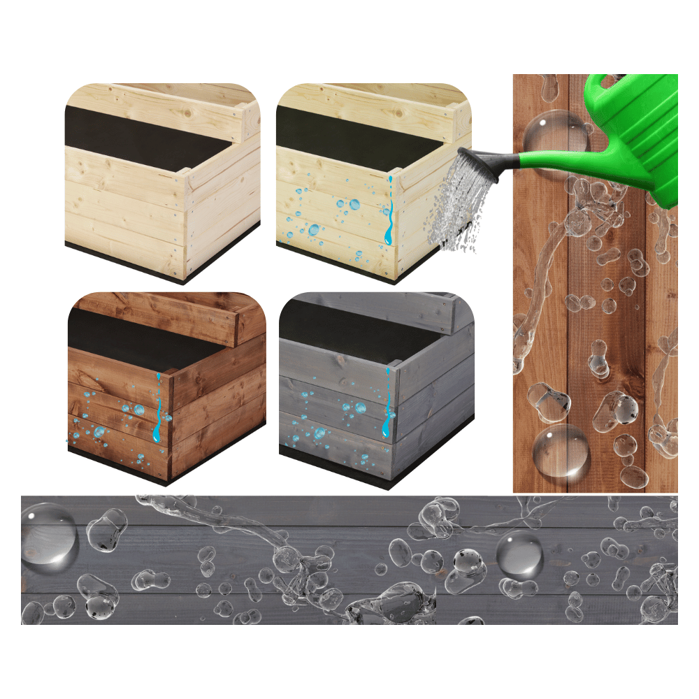 Skrzynia na warzywa warzywnik IMPREGNOWANY 54x120x120 GRATISY WYSOKA ECO