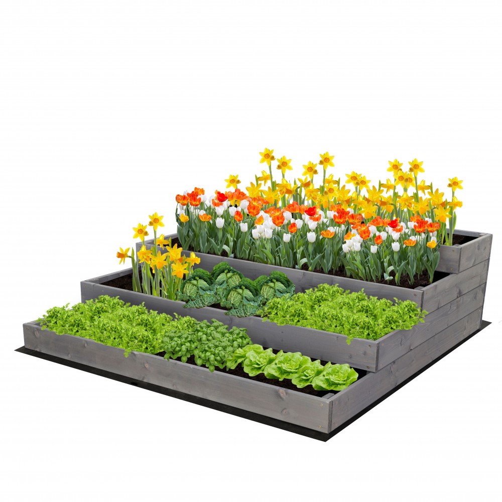 Skrzynia na warzywa warzywniak grządka IMPREGNOWANY 36x120x120 GRATISY EKO