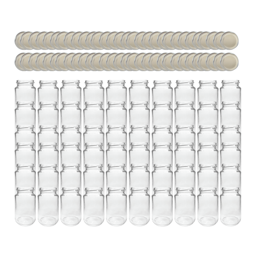 Słoiki 190ml 0,2 dżemy konfitury przyprawy deserki 60kpl zakrętki 53mm PZH