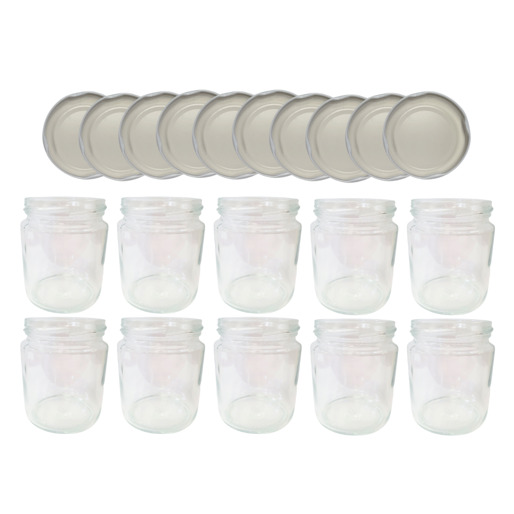 Słoiki 250ml dżemy konfitury przyprawy deserki 10kpl zakrętki 66mm PZH