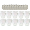 Słoiki 250ml dżemy konfitury przyprawy deserki 10kpl zakrętki 66mm PZH