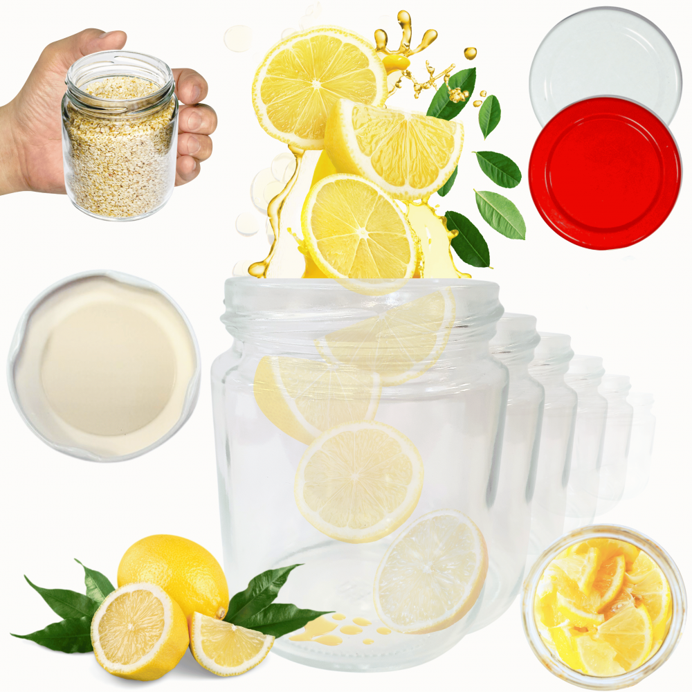 Słoiki 250ml dżemy konfitury przyprawy deserki 30kpl zakrętki 66mm PZH