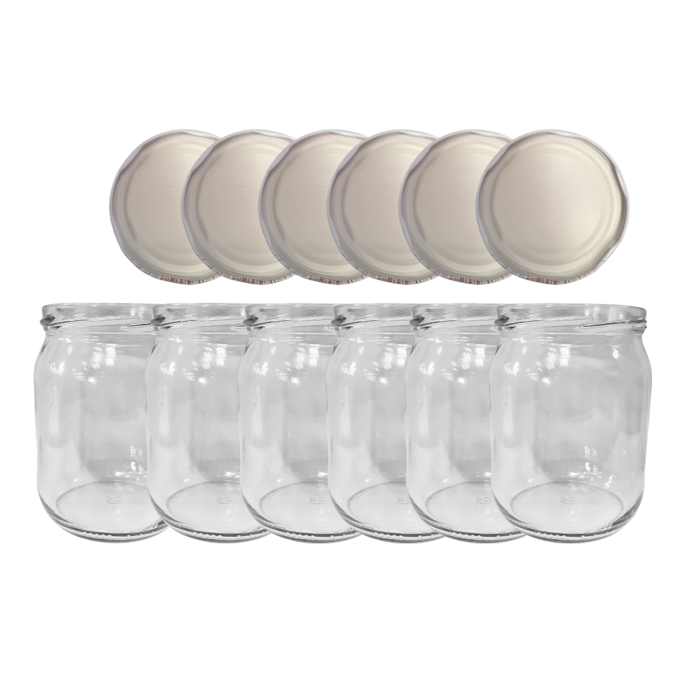 Słoiki 540ml dżemy konfitury przeciery pasztet 6kompletów zakrętki 82mm