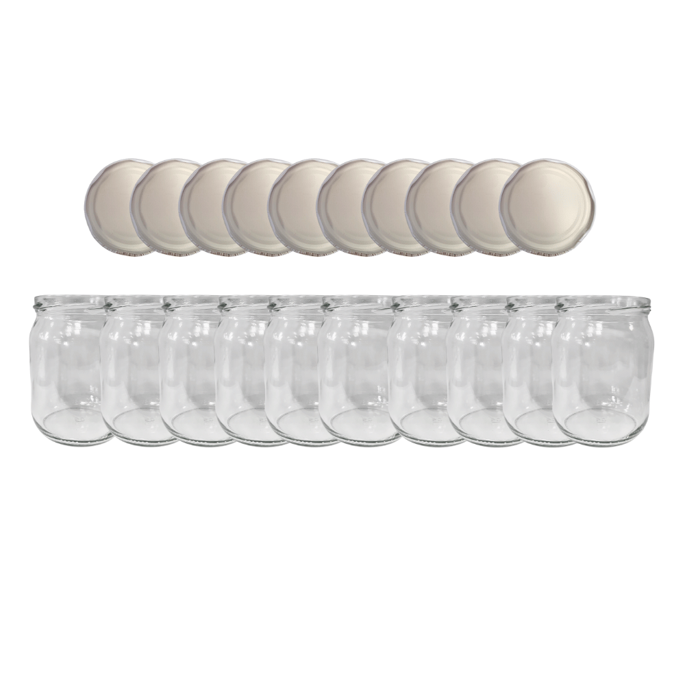 Słoiki 540ml dżemy konfitury przeciery pasztet 10kpl zakrętki 82mm PZH