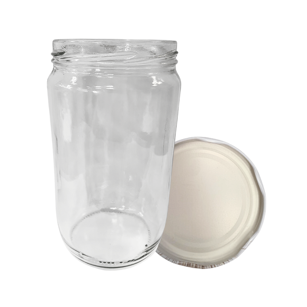 Słoik 720ml dżemy konfitury przeciery salatki KOMPLET z POKRYWKĄ 82mm