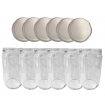 Słoiki 720ml dżemy konfitury przeciery salatki 6kompletów zakrętki 82mm
