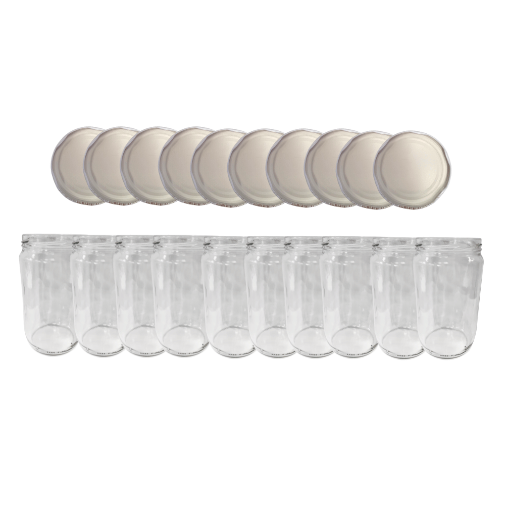 Słoiki 720ml dżemy konfitury przeciery salatki 10kpl zakrętki 82mm PZH
