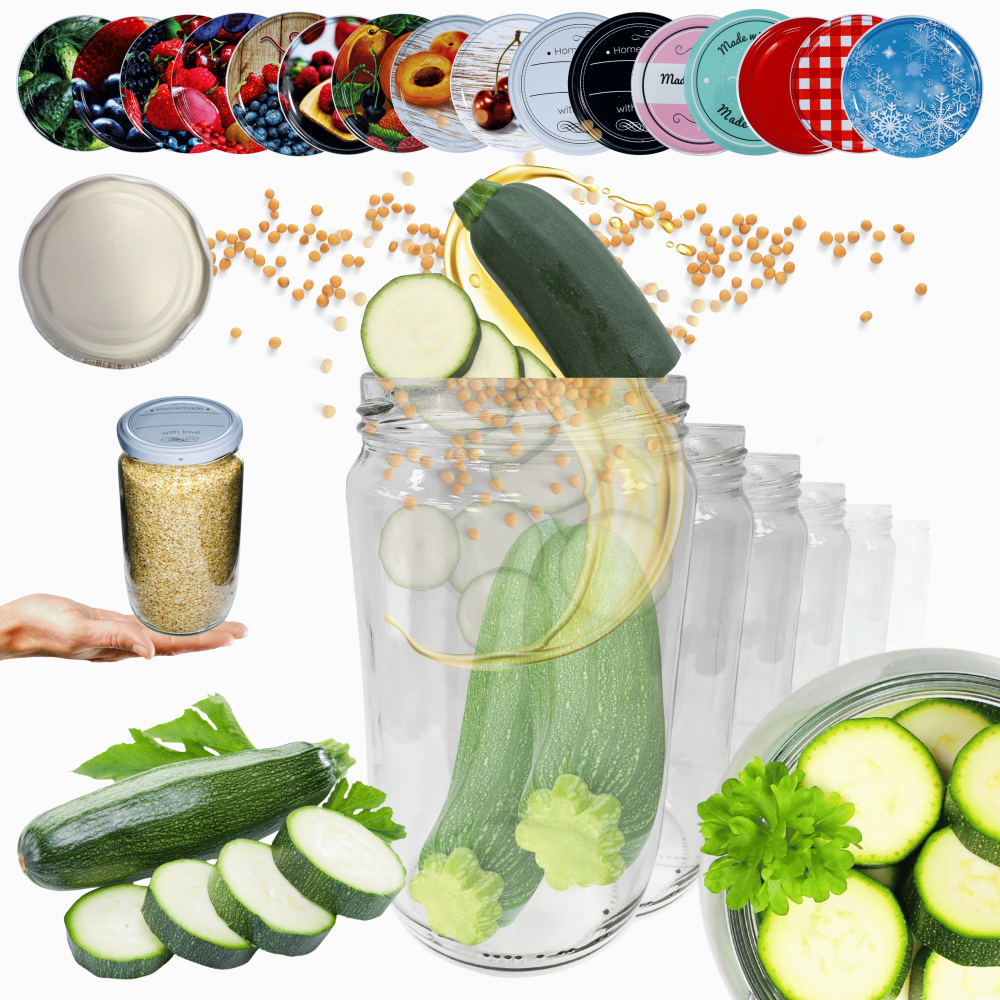 Słoiki 720ml dżemy konfitury przeciery salatki 60kpl zakrętki 82mm PZH