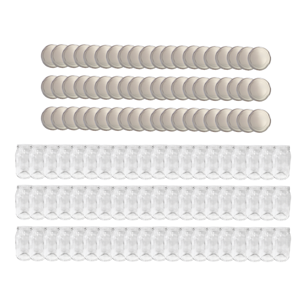 Słoiki 900ml 0,9l miód ogórki małosolne salatki 60kpl zakrętki 82mm PZH