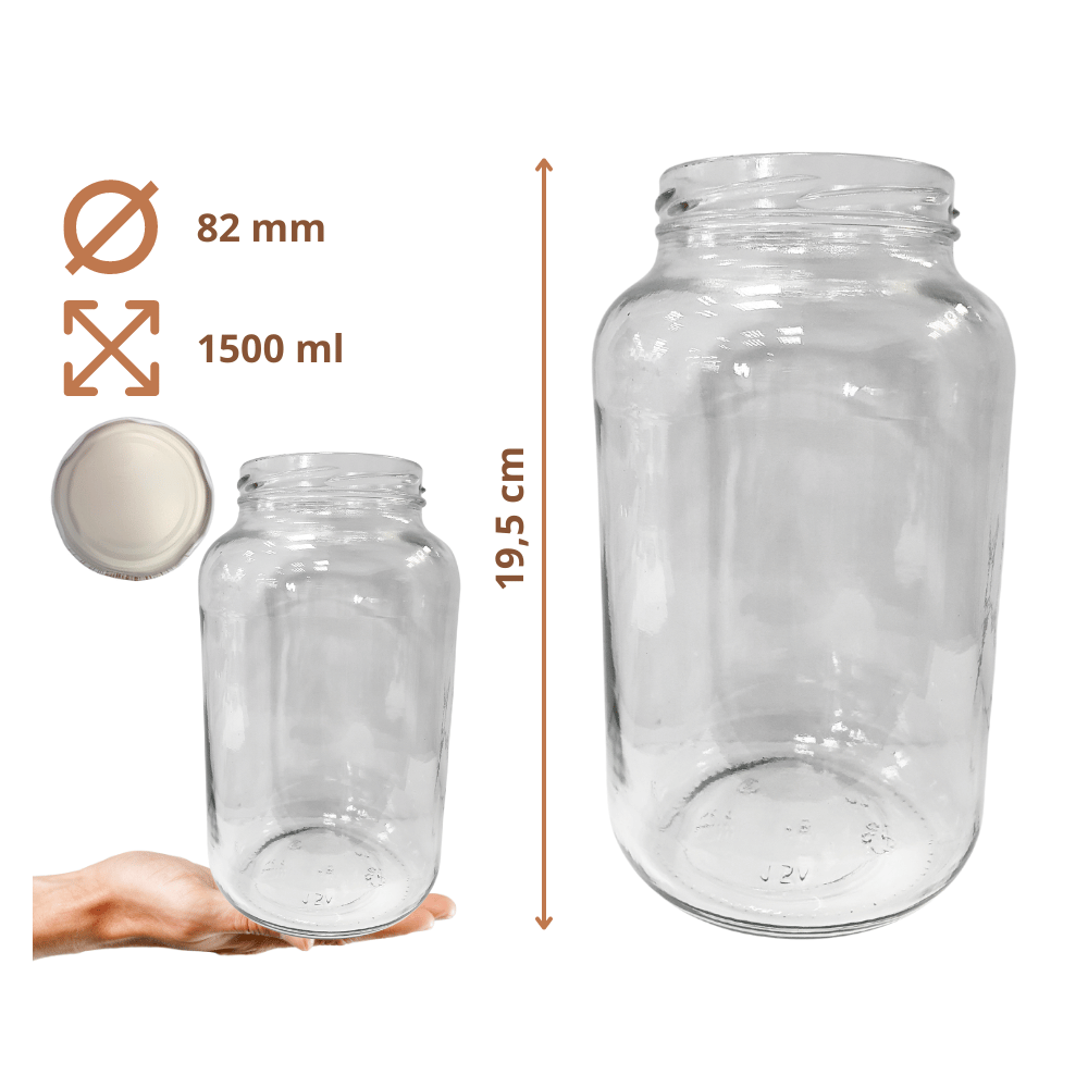 Słoiki 1500ml 1,5l soki ogórki małosolne grzyby nalewki 30kpl zakrętki 82mm PZH