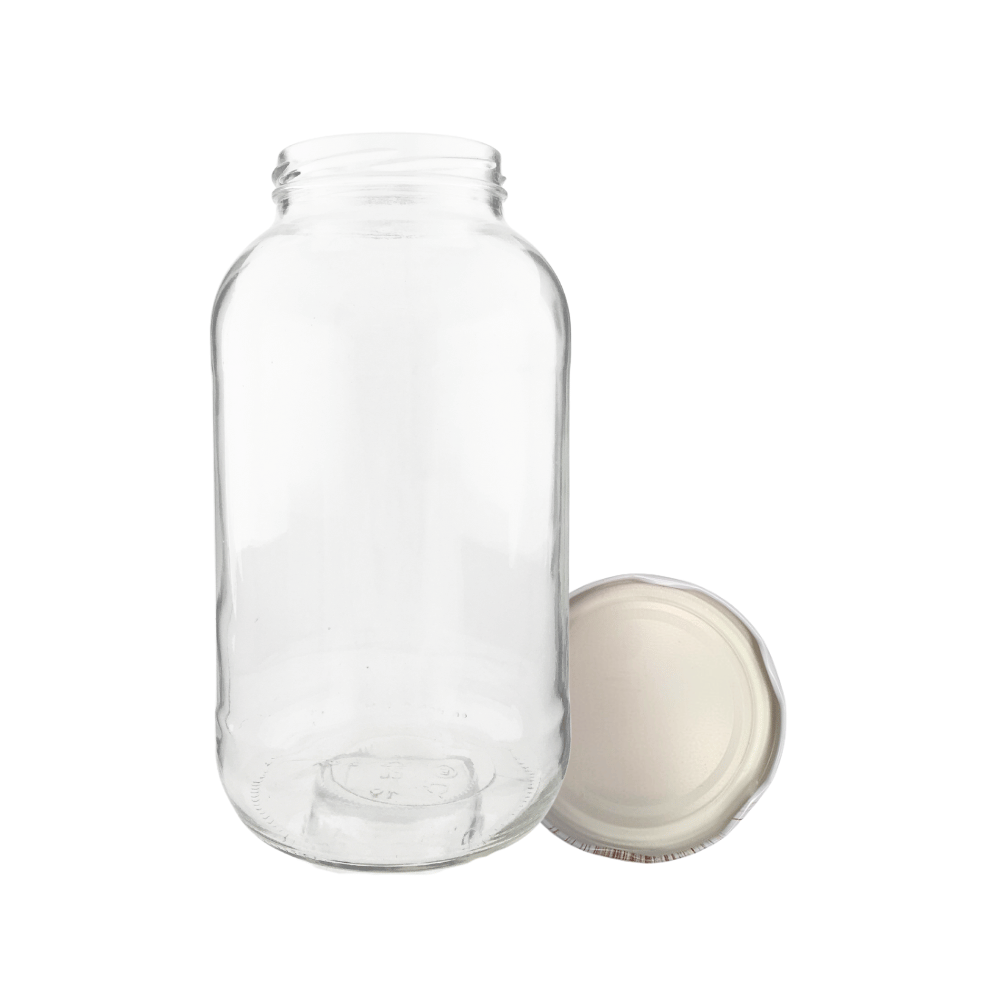 Słoik 2000ml 2l soki ogórki kiszone grzyby nalewki KOMPLET z POKRYWKĄ 82mm