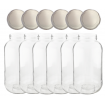 Słoiki 2000ml 2l soki ogórki kiszone grzyby nalewki 6kompletów zakrętki 82mm