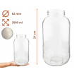 Słoiki 2000ml 2l soki ogórki kiszone grzyby nalewki 10kpl zakrętki 82mm PZH