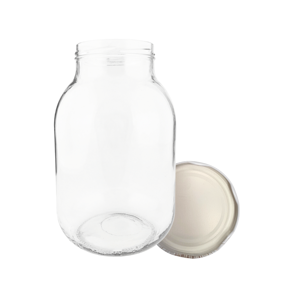 Słoik 3000ml 3l soki ogórki kiszone grzyby nalewki KOMPLET z POKRYWKĄ 100mm
