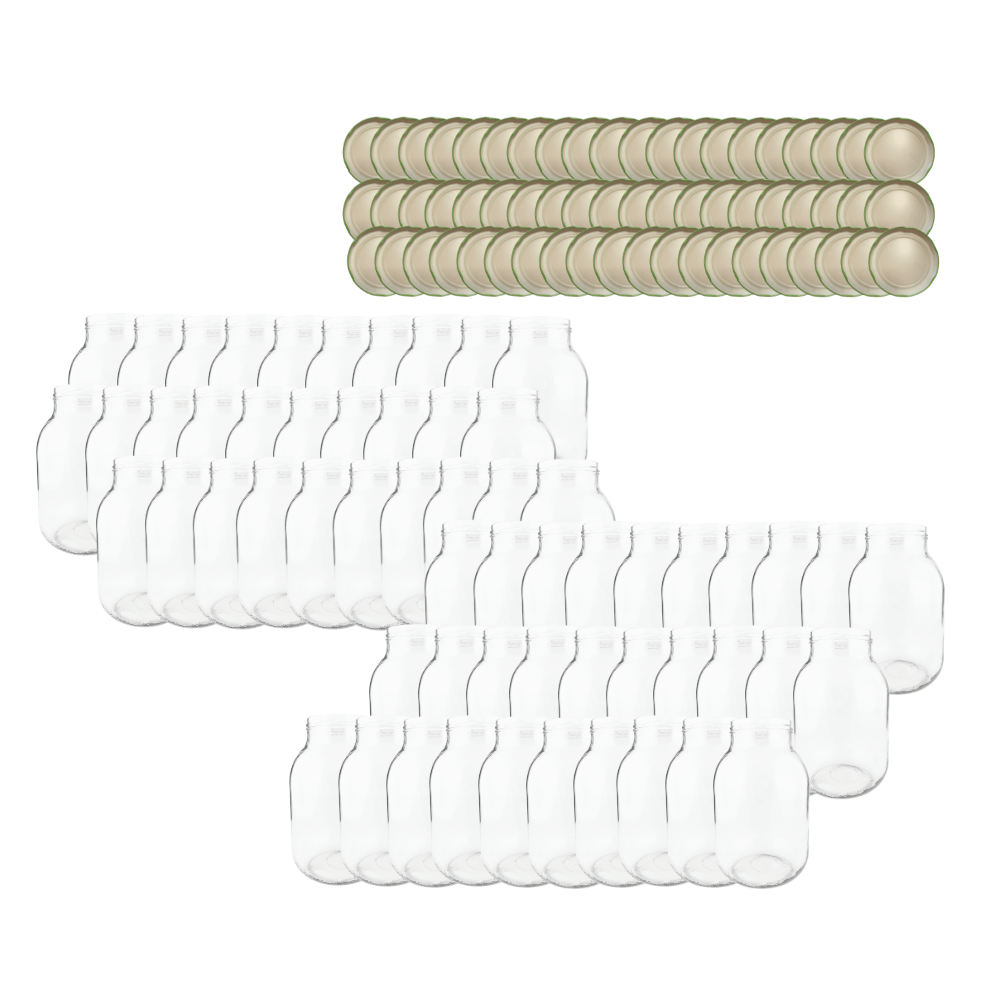 Słoiki 4000ml 4l soki ogórki cukinia grzyby nalewki 60kpl zakrętki 100mm PZH