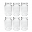 Słoiki 190ml 0,2 dżemy konfitury przyprawy deserki 6sztuk 53mm