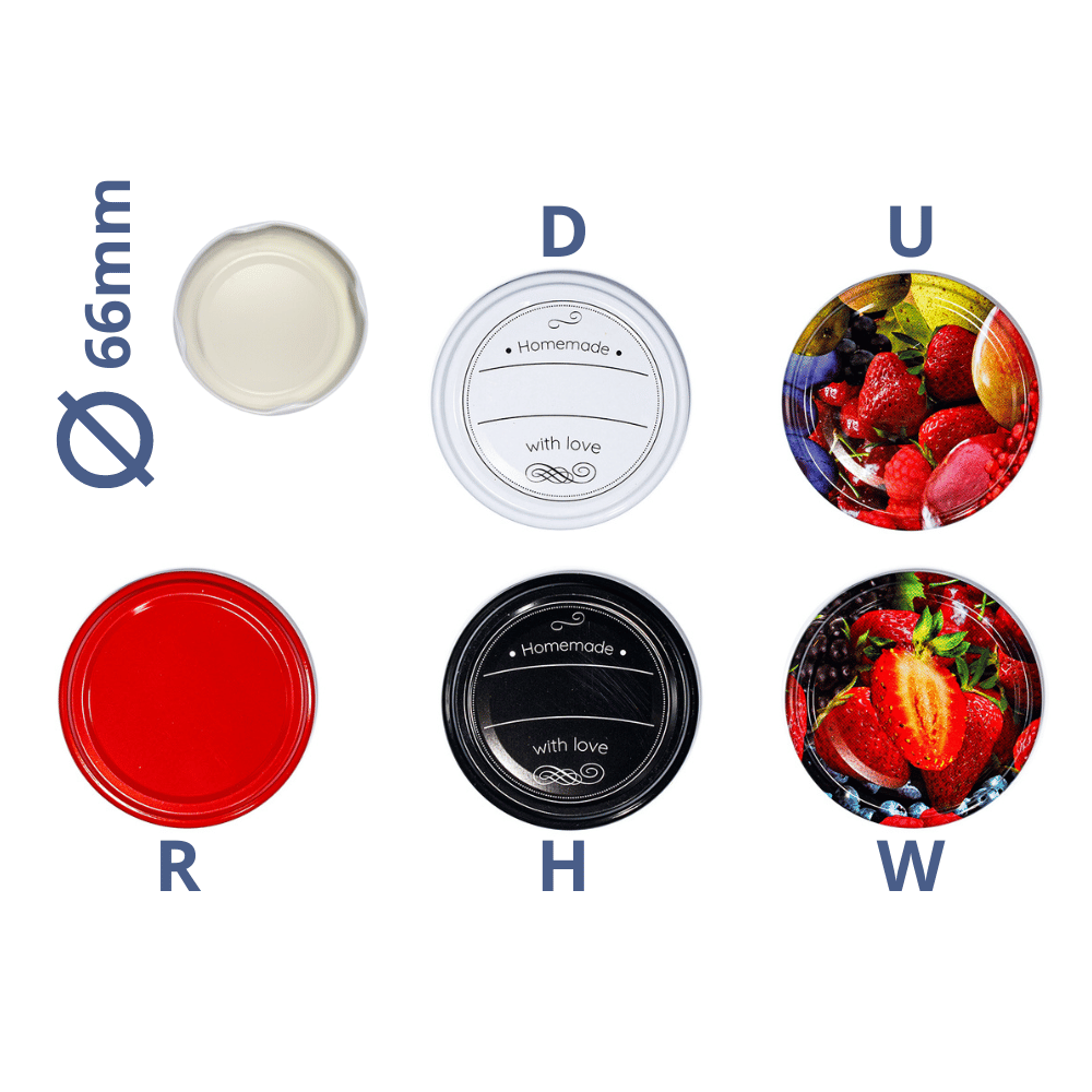 Słoik 215ml dżemy konfitury przyprawy deserki 1 sztuka 66mm