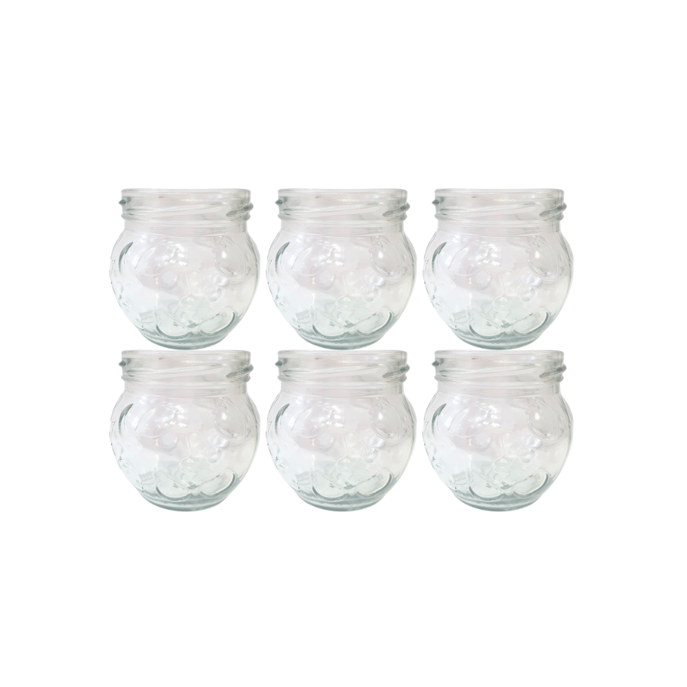 Słoiki 215ml dżemy konfitury przyprawy deserki 6sztuk 66mm