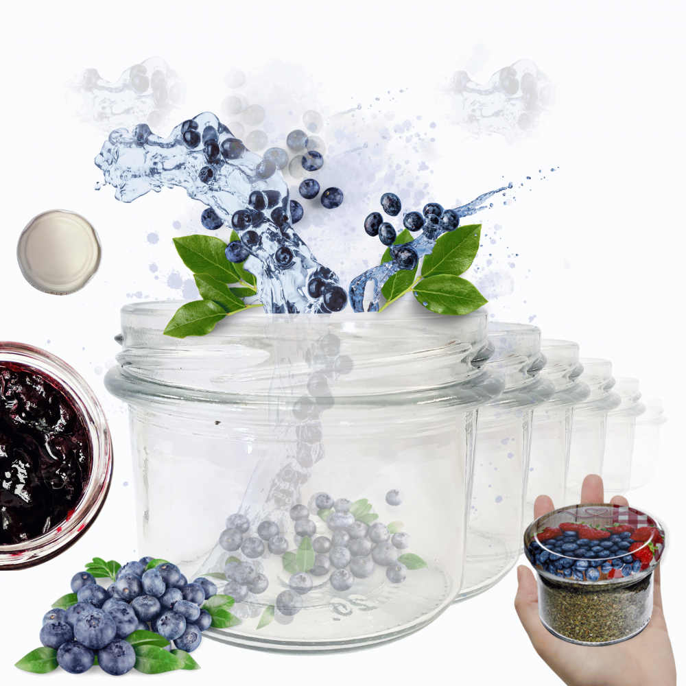 Słoiki 235ml dżemy konfitury przyprawy deserki 6sztuk 82mm