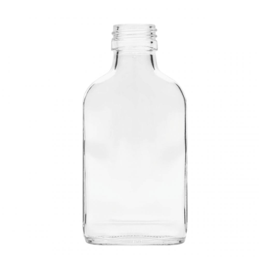 Butelka 100 ml piersiówka kieszonkowa na sok nalewki fi28 1szt BEZ NAKRETKI