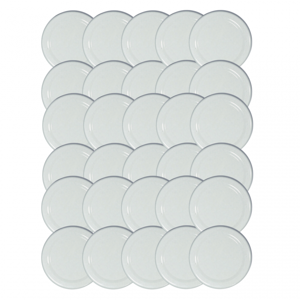 Pokrywki dekielki zakrętki nakrętki wieczka wieka 53mm 30 szt WZÓR B PZH