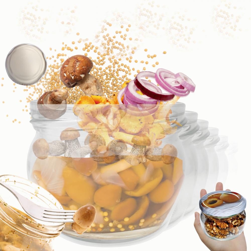 Słoiki 260ml dżemy konfitury przyprawy grzybki 10sztuk 82mm PZH