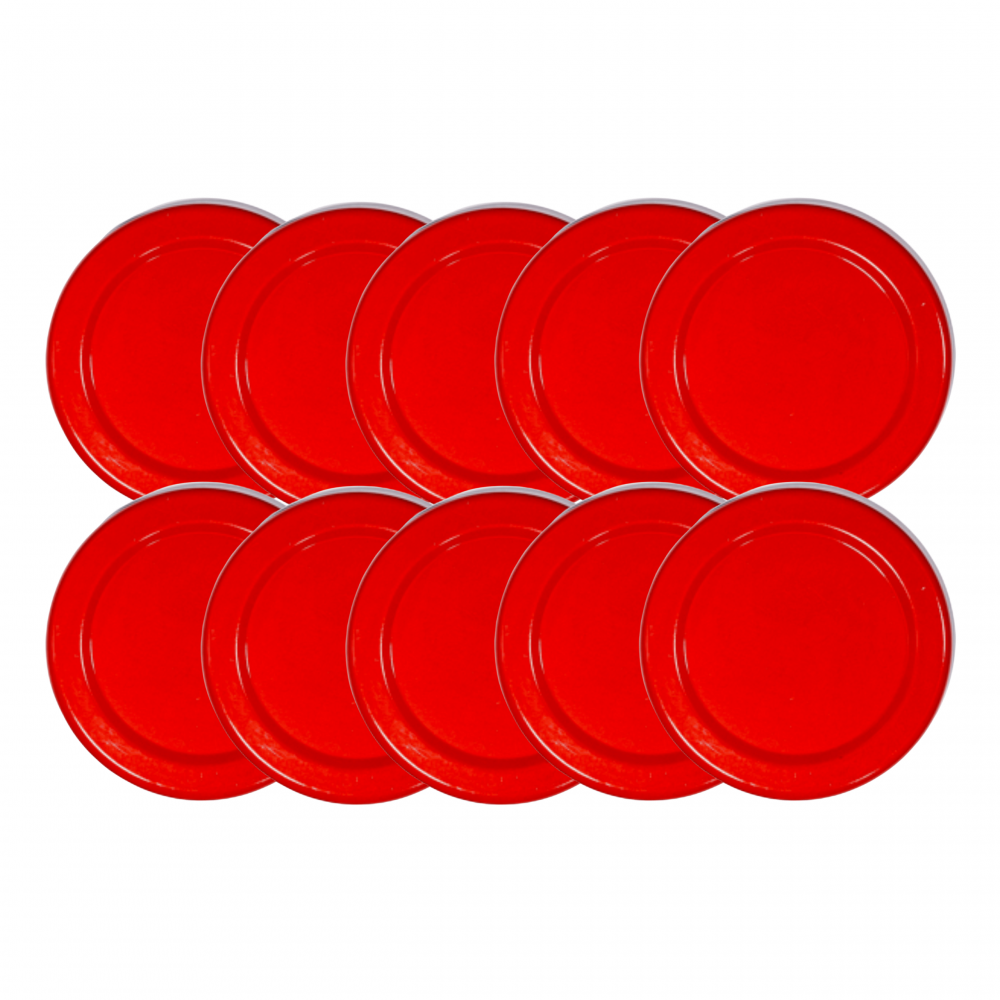 Pokrywki dekielki zakrętki nakrętki wieczka wieka 53mm 10 szt WZÓR R PZH