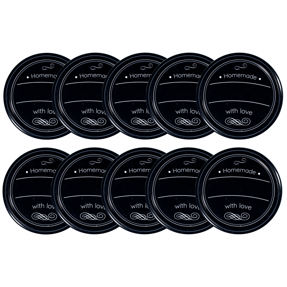 Pokrywki dekielki zakrętki nakrętki wieczka wieka 66mm 10 szt WZÓR H PZH