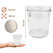 Słoiki 346ml dżemy konfitury kiełbasa pasztet 6sztuk 82mm