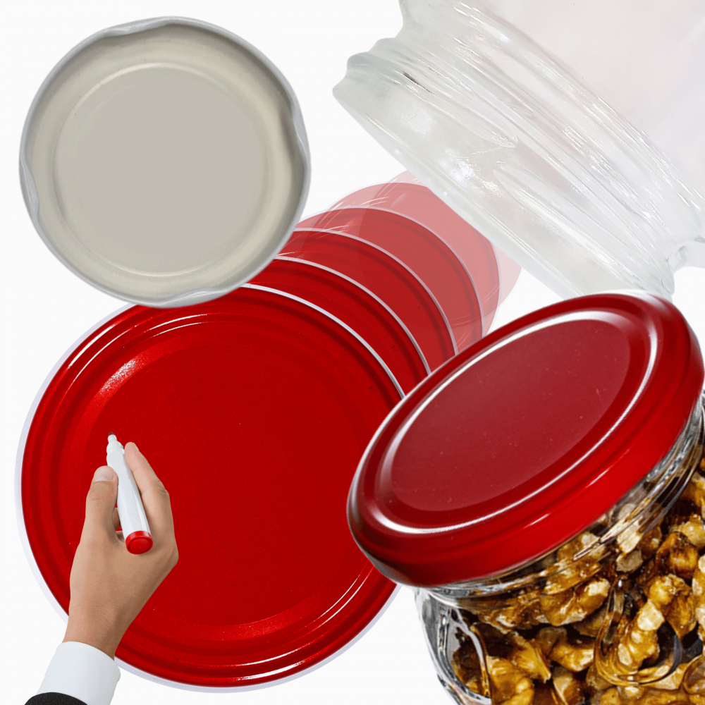 Pokrywki dekielki zakrętki nakrętki wieczka wieka 66mm 10 szt WZÓR R PZH